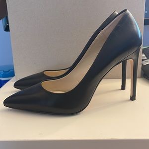Zara Leather High Heel Shoes Sz 6.5